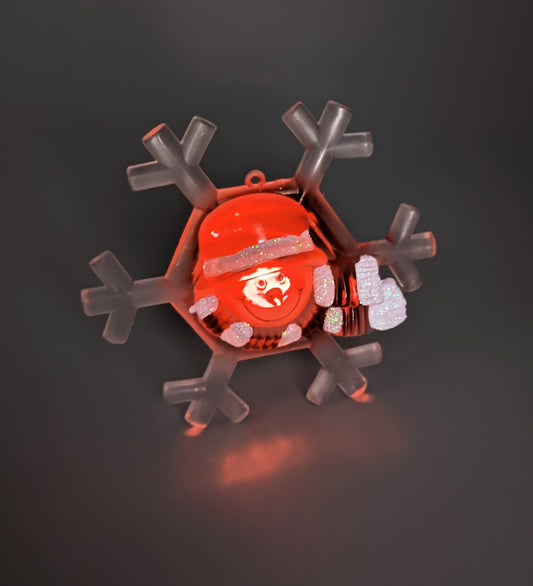 FIGURA COPO DE NIEVE LED (para colgar y mesa)