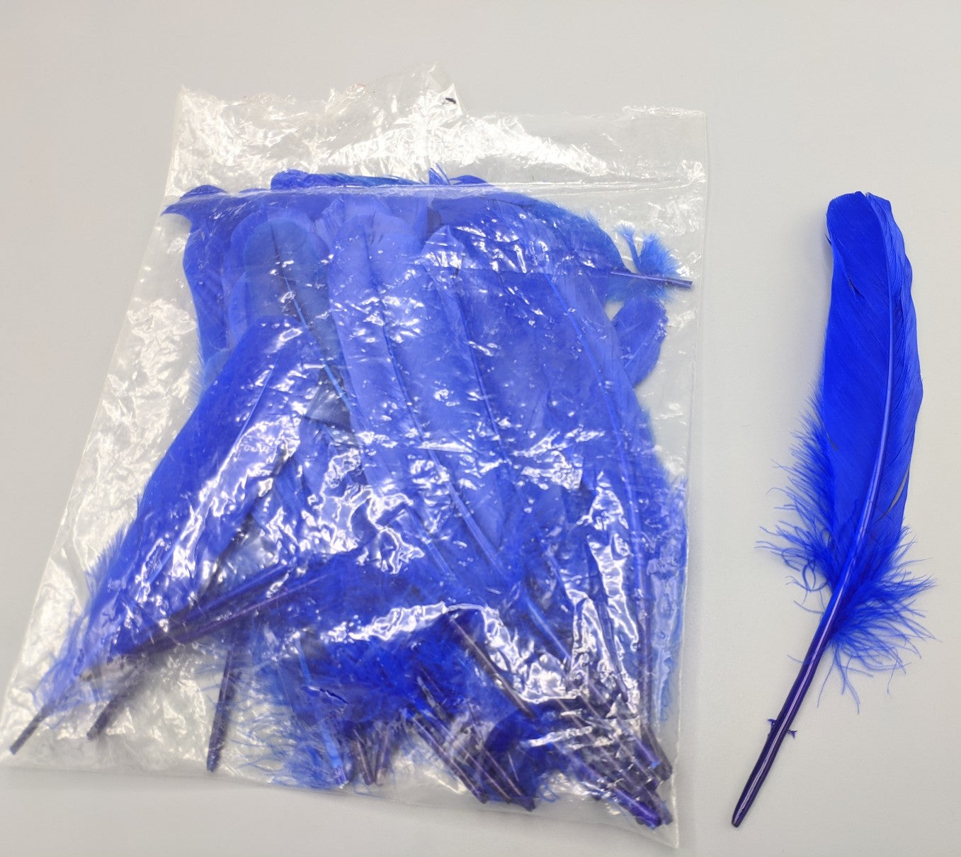 BOLSA X 100 PLUMAS DECORATIVAS - 24cm