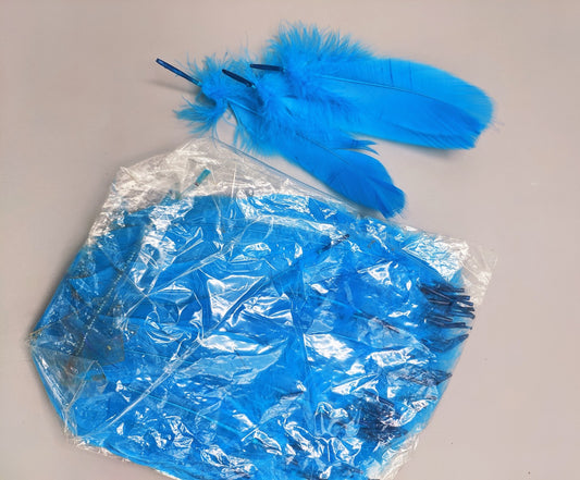 BOLSA X 100 PLUMAS DECORATIVAS - 18cm