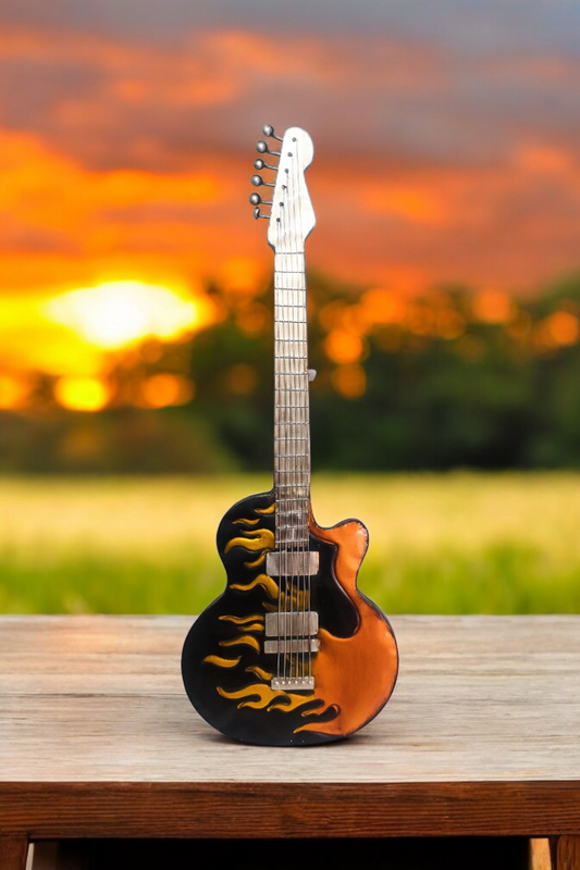 APLIQUE EN METAL GUITARRA