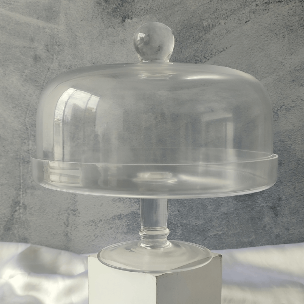 TORTERA CLEAR 24cm - EN VIDRIO