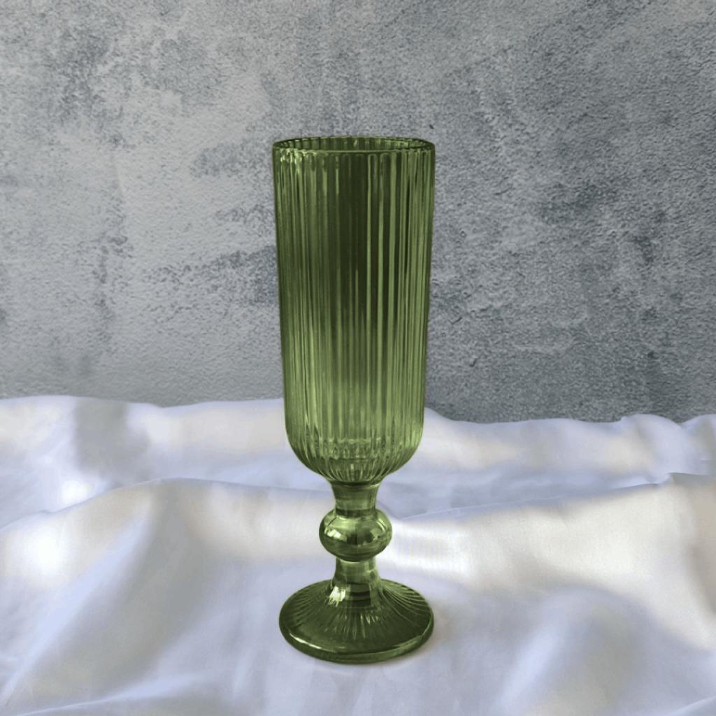 SET X 6 COPAS DE CHAMPAÑA EMILY / VERDE