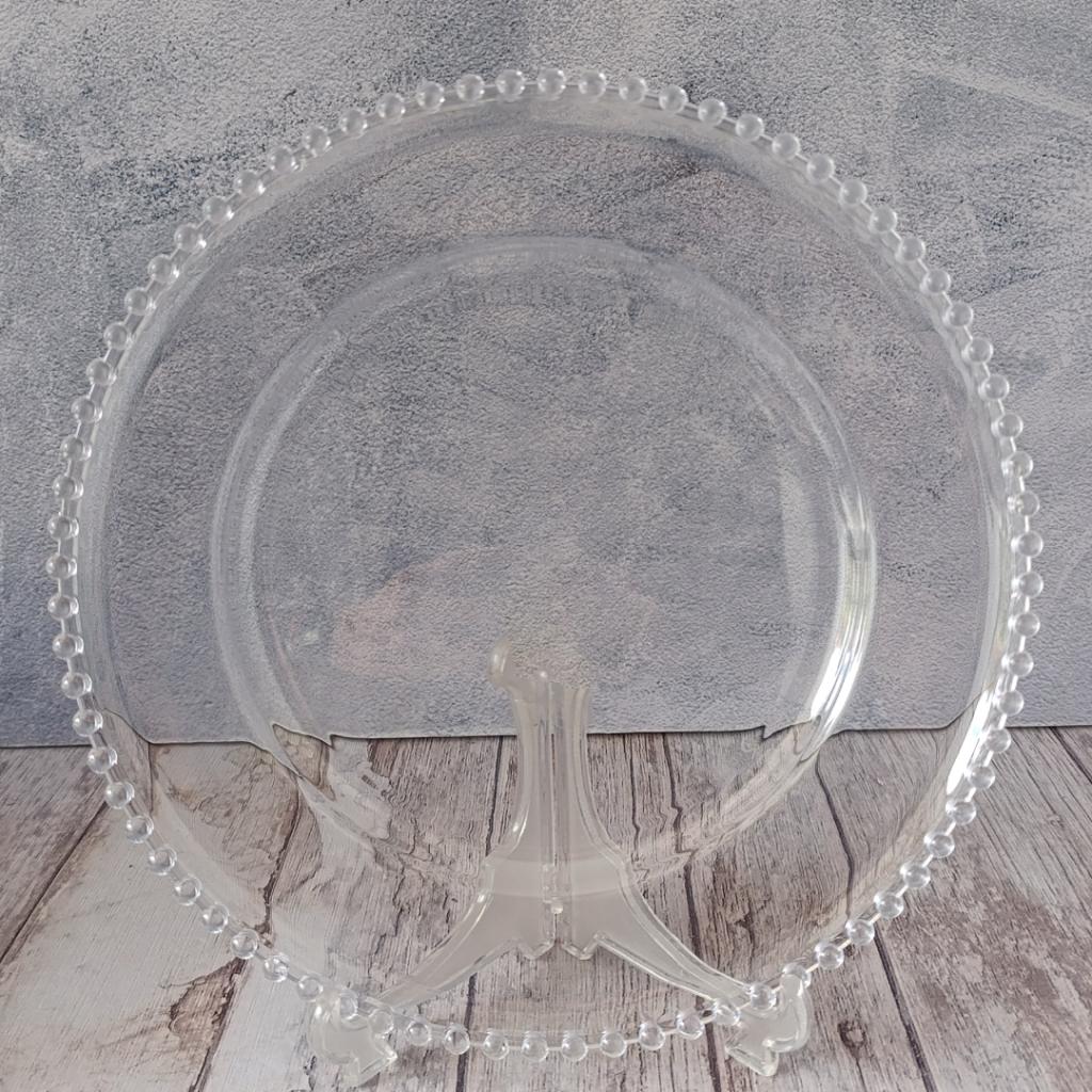 PLATO BASE TRANSPARENTE DEI