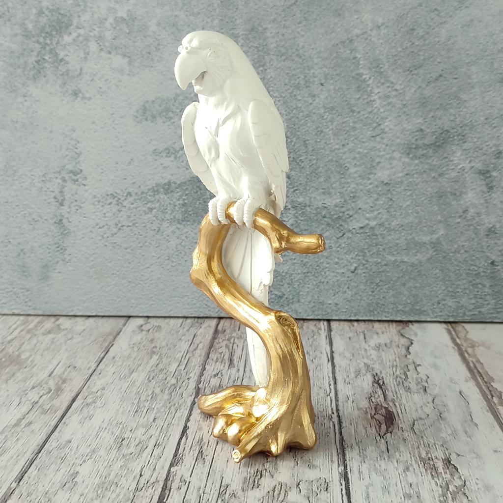 FIGURA DECORATIVA LORO GLAM