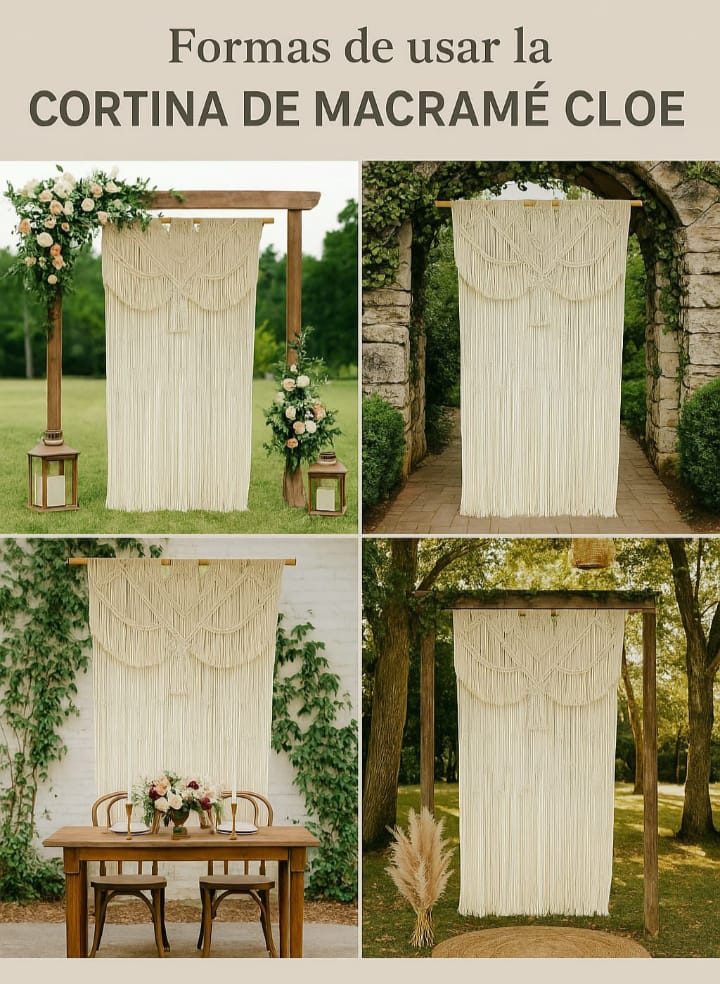 CORTINA DE MACRAME