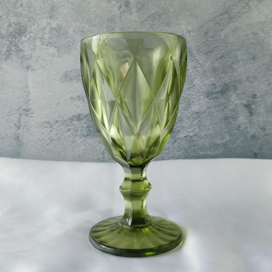 SET X 6 COPAS DE AGUA / VERDE