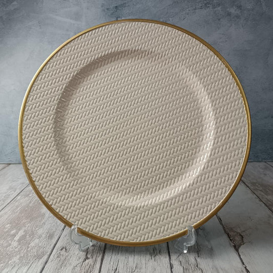 PLATO BASE ROSADO - en PVC