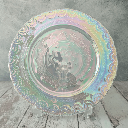 PLATO BASE TORNASOL - en VIDRIO
