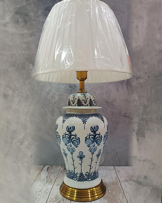 LÁMPARA DE MESA PORCELANA