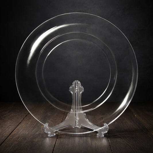 PLATO BASE Crezp - en VIDRIO