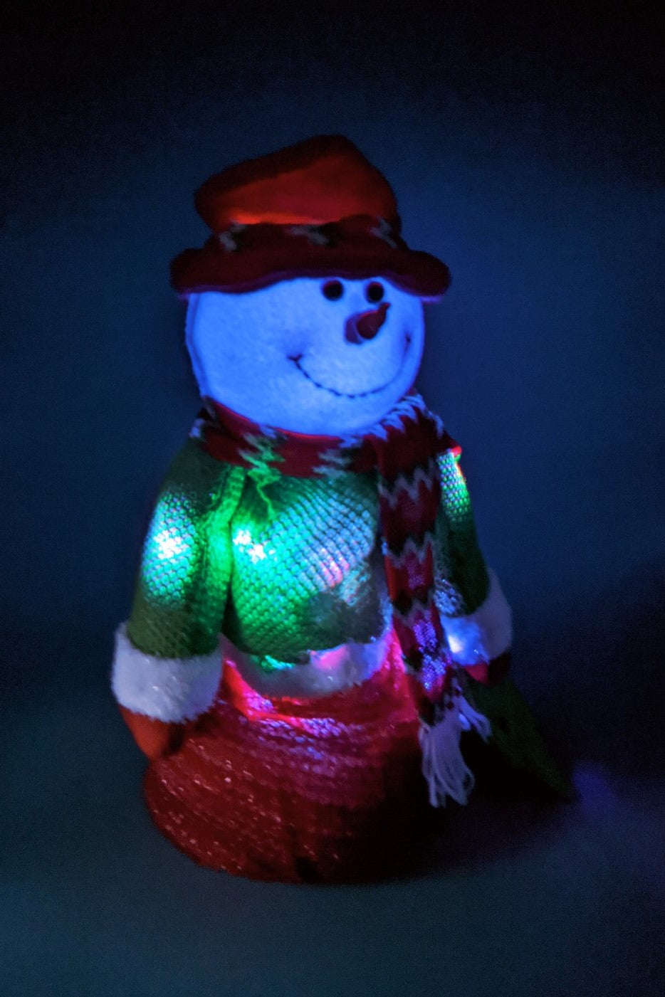 MUÑECO LED - HOMBRE DE NIEVE