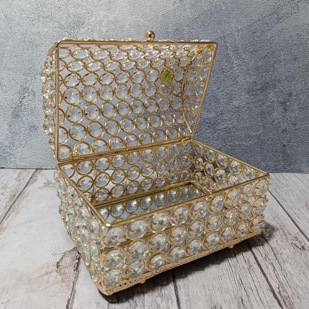 COFRE JOYERO DORADO