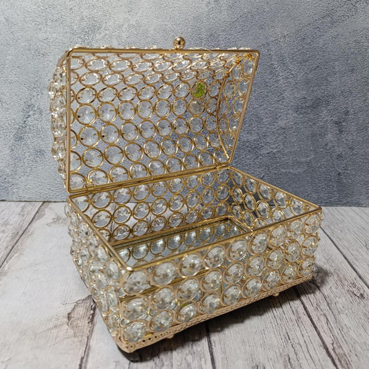 COFRE JOYERO DORADO
