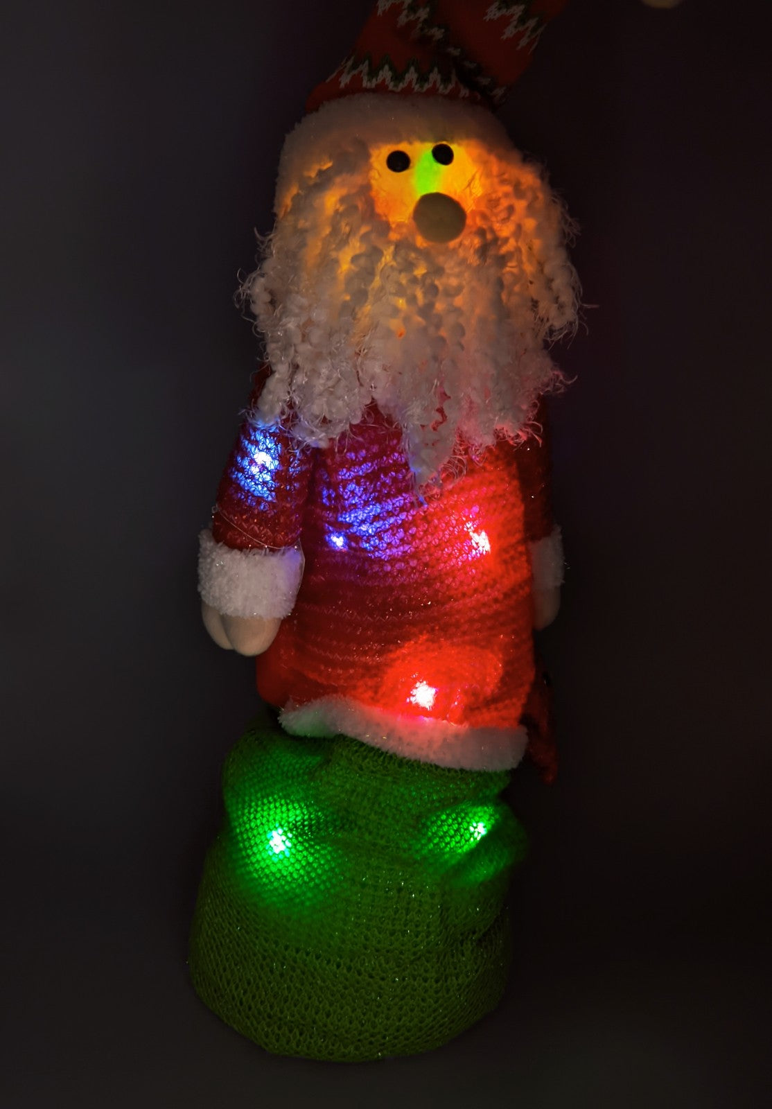 MUÑECO LED - SANTA